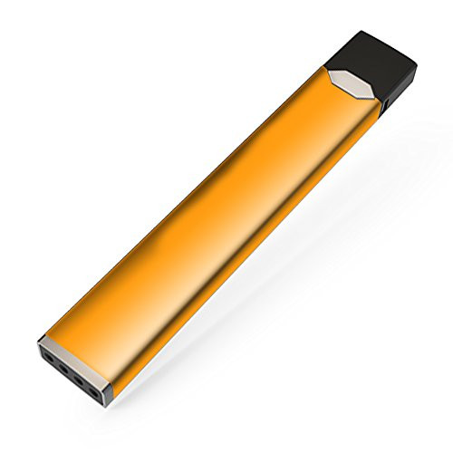 Skin Decal Vinyl Wrap for JUUL Vape stickers skins cover/ Solid Orange
