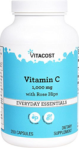 Vitacost Vitamin C with Rose Hips - 1000 mg - 250 Capsules