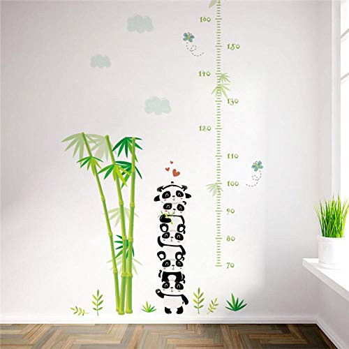 Wall Sticker Panda Bamboo Plant Height Measure Wall Stickers for Kids Rooms Animals Growth Chart Wall Decals Switch Mural Art Wall Sticker Panda Bamboo Plant Height Measure Wall Stickers for Kids Rooms Animals Growth Chart Wall Decals Switch Mural Art