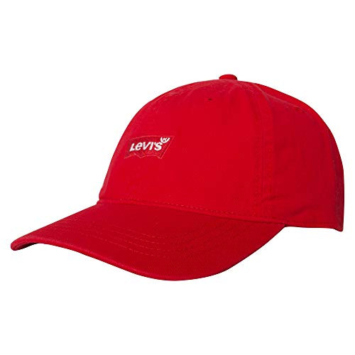 Levi's Men's Classic Baseball Hat with Logo- Red One- One Size