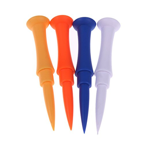ttnight Golf Tees- 50pcs Golf Tees - 2 3/4inch Golf Nail Limit Pin - Asst Colors Golf Tees