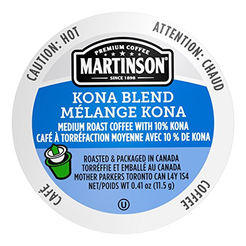 Martinson Single Serve Coffee Capsules, Kona Blend, 24 Count