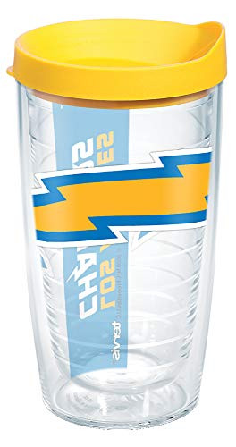 Tervis NFL Los Angeles Chargers Made in USA Double Walled Insulated Tumbler- 16oz - Tritan- Colossal