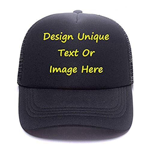 Jics Lamb Customized Trucker Hat Personalized Baseball Cap Adjustable Snapback Men Women Sports Hat