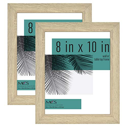 MCS Industries Studio Gallery Frames- 8x10 in- Natural Woodgrain- 2 Count