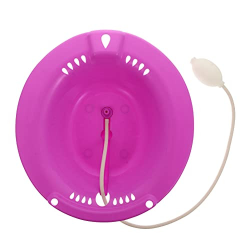 Healifty Portable Sitz Bath Basins Sitz Bath for Toilet Seat Foldable Squat Free Sitz Bath Tub Postoperative Care Basin Purple for Hemorrhoid Relief Pregnant Women Elderly