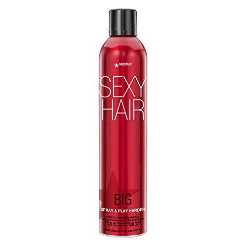 SexyHair Big Spray and Play Harder Firm Volumizing Hairspray- 10 Oz | All Day Hold and Shine | Up to 72 Hour Humidity Resistance SexyHair Big Spray and Play Harder Firm Volumizing Hairspray- 10 Oz | All Day Hold and Shine | Up to 72 Hour Humidity Resistance