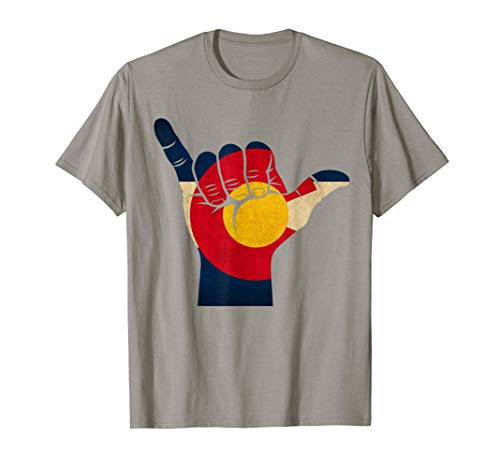 Colorado Rocky Mountain Shirt | Shaka Sign Flag of Colorado T-Shirt Colorado Rocky Mountain Shirt | Shaka Sign Flag of Colorado T-Shirt