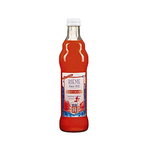 RIEME BLOOD ORANGE SPARKLING LEMONADE BOTTLE FRANCE 11.1 oz