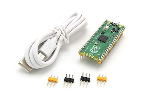 Coolwell Raspberry Pi Pico Board with Pre-soldered Header Flexible Microcontroller Board Based The Raspberry Pi RP2040 Chip Featured Dual-core ARM Cortex M0Plus