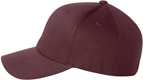 Flexfit Wooly Combed-Twill Cap - Maroon - L/XL