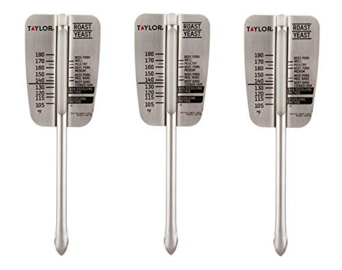 Taylor Precision Products Classic Roast/Yeast Thermometer- 3 Pack
