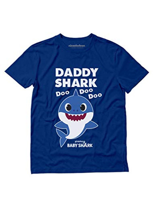 Daddy Shark Shirt Baby Shark Doo Doo Doo Father T-Shirt Large Blue Daddy Shark Shirt Baby Shark Doo Doo Doo Father T-Shirt Large Blue