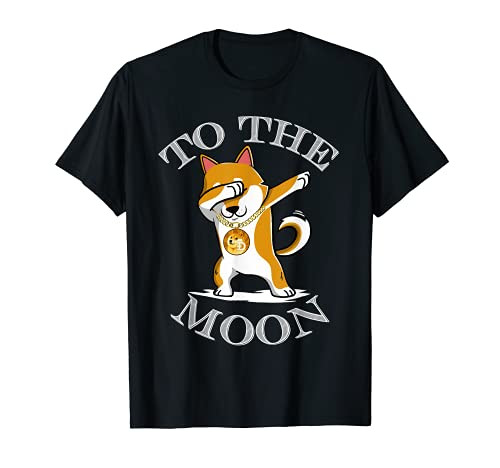 Dogecoin Dab To the Moon Crypto Meme Doge HODL Dabbing T-Shirt Dogecoin Dab To the Moon Crypto Meme Doge HODL Dabbing T-Shirt