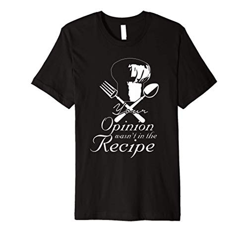 Funny Chef Recipe Culinary Kitchen Cook Cooking Food Gift Premium T-Shirt