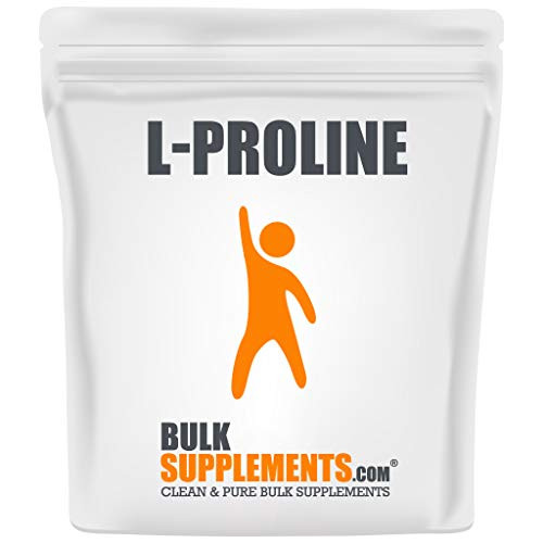 BulkSupplements.com L-Proline Powder - Amino Acids Supplement for Women - Amino Acids Supplement for Men - Supplements for Skin -250 Grams- BulkSupplements.com L-Proline Powder - Amino Acids Supplement for Women - Amino Acids Supplement for Men - Supplements for Skin -250 Grams-