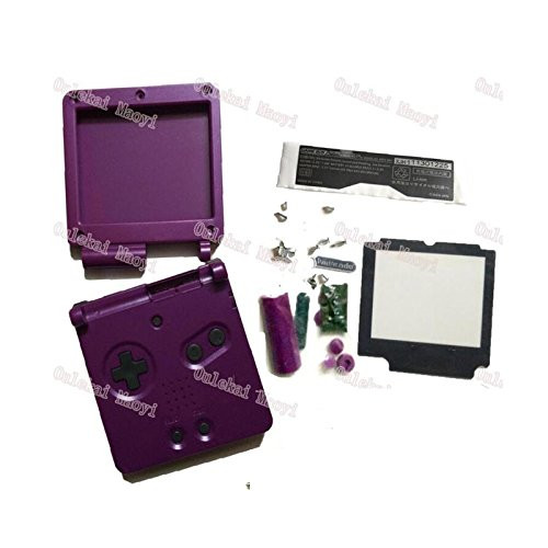 Hot Multi-Color for Advance SP Housing for Nintendo GBA SP for Gameboy Housing Case Cover Replacement Full Shell -Purple-