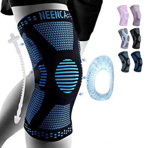 NEENCA Professional Knee Brace-Knee Compression Sleeve Support for Men Women with Patella Gel Pads and Side Stabilizers-Medical Grade Knee Protector for Running-Meniscus Tear-Arthritis-Joint Pain Relief NEENCA Professional Knee Brace-Knee Compression Sleeve Support for Men Women with Patella Gel Pads and Side Stabilizers-Medical Grade Knee Protector for Running-Meniscus Tear-Arthritis-Joint Pain Relief