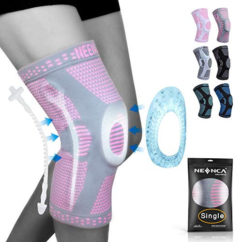 NEENCA Professional Knee Brace for Women-Knee Compression Sleeve Support with Patella Gel Pads and Side Stabilizers-Medical Grade Knee Sleeves Pads for Running-Meniscus Tear-Arthritis-Joint Pain Relief NEENCA Professional Knee Brace for Women-Knee Compression Sleeve Support with Patella Gel Pads and Side Stabilizers-Medical Grade Knee Sleeves Pads for Running-Meniscus Tear-Arthritis-Joint Pain Relief