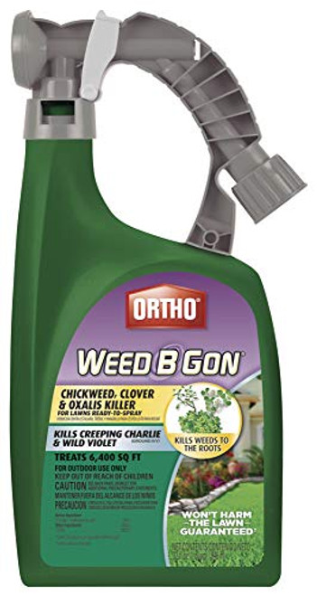 Ortho Weed B Gon Chickweed- Clover  and  Oxalis Killer for Lawns- 32 Oz.