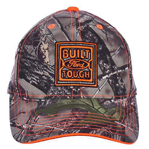Checkered Flag Men's Built Ford Tough Cap Camouflage Adjustable Hat