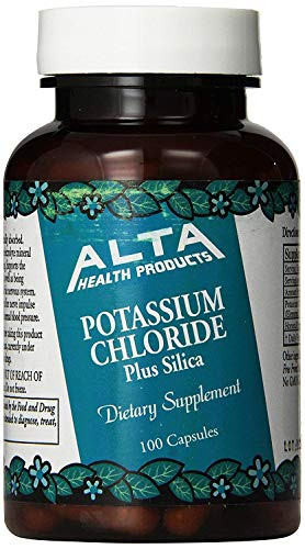 Alta Health Potassium Chloride and Silica Capsules- 100 Count