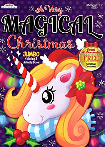 Kappa Books Christmas Edition Holiday Jumbo Coloring and Activity Book ~ Magical Christmas