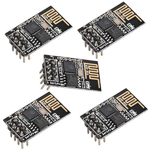 DIYmall 5PCS ESP8266 ESP-01S WiFi Serial Transceiver Module 4MB Flash 3.3V Internet of Things WiFi Module Board for Arduino
