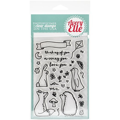 Avery Elle Clear Stamp Set, 4 by 6-Inch, More Stories