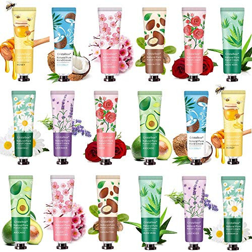 18 Pack Hand Cream Hand Lotion for Dry Cracked Hands-Working Hands-Natural Plant Fragrance Hand Lition Moisturizing Hand Care Cream Gift Set Travel Size Hand Lotion With Natural Shea Butter And Aloe 18 Pack Hand Cream Hand Lotion for Dry Cracked Hands-Working Hands-Natural Plant Fragrance Hand Lition Moisturizing Hand Care Cream Gift Set Travel Size Hand Lotion With Natural Shea Butter And Aloe