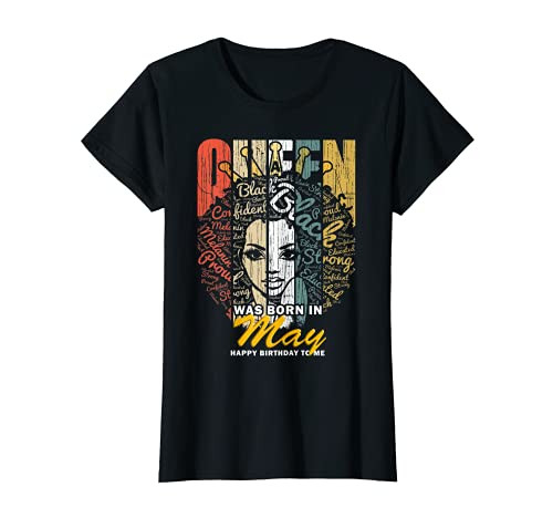 Womens Queens are Born in May Shirt for Girl - Gemini Birthday T-Shirt Womens Queens are Born in May Shirt for Girl - Gemini Birthday T-Shirt