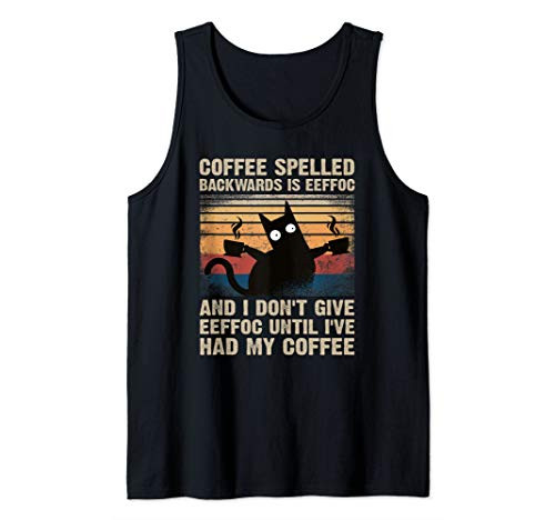 Coffee Spelled Backwards Is Eeffoc Tank Top