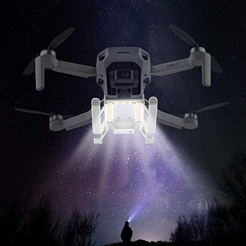 Quick Release LED Landing Gear for DJI Mavic Mini/Mini 2 Drone- Height Extender Long Leg Foot Protector Stand Gimbal Guard Accessory- Mavic Mini/Mini 2 Accessories