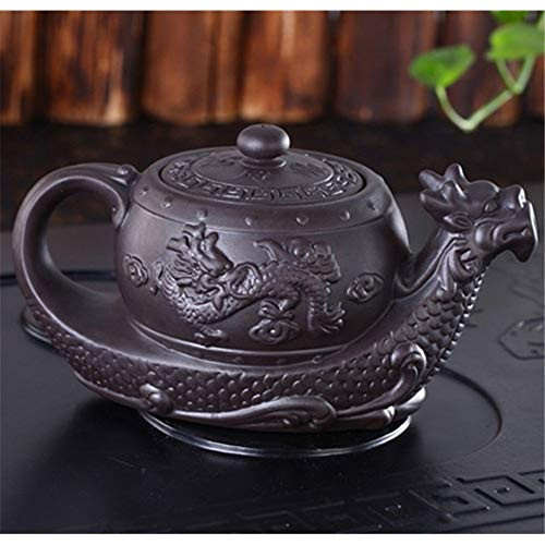 Yinsen Dragon Tea Pot Chinese Yixing Purple Clay Teapot-Raditional Dragon Tea Pot Yinsen Dragon Tea Pot Chinese Yixing Purple Clay Teapot-Raditional Dragon Tea Pot
