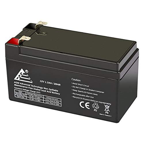 12V 1.3Ah Sealed Lead Acid Battery ECI Power