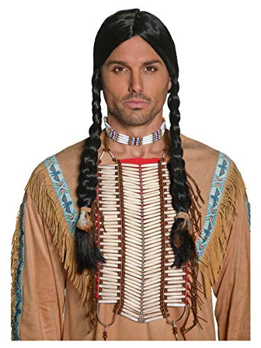 Smiffys Adult Unisex Native American Inspired Indian Beaded Breastplate- Cream