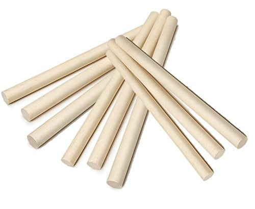 DARICE 9162-08-3PK 9162-08 Unfinished Natural Wood Craft Dowel Rod, 3/4-Inch (3 Pack)