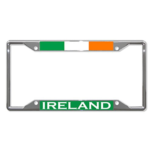 Fastasticdeals Ireland Flag Country Irish License Plate Frame Tag Holder Cover