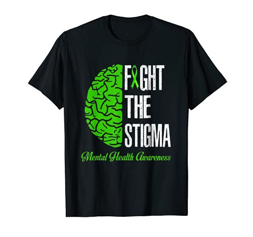 Mental Health Awareness hope Fight The Stigma brains women T-Shirt