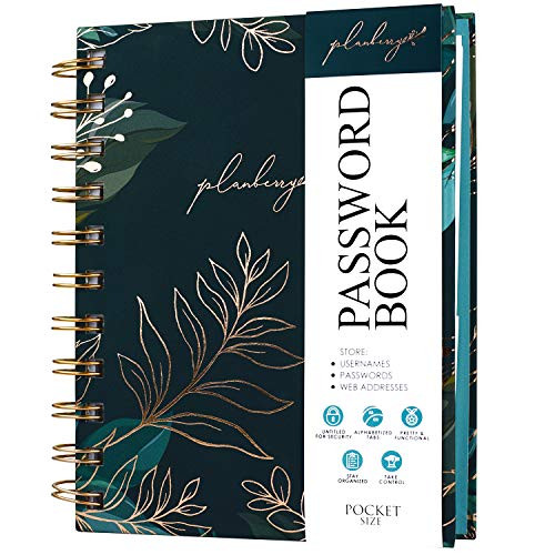 PLANBERRY Password Book with a-z tabs Small Password and Internet Address Organizer for Purse Website and Computer Password Keeper with alphabetical tabs Pocket- 4.7x5.7?- Hardcover -Green Pastures- PLANBERRY Password Book with a-z tabs Small Password and Internet Address Organizer for Purse Website and Computer Password Keeper with alphabetical tabs Pocket- 4.7x5.7?- Hardcover -Green Pastures-