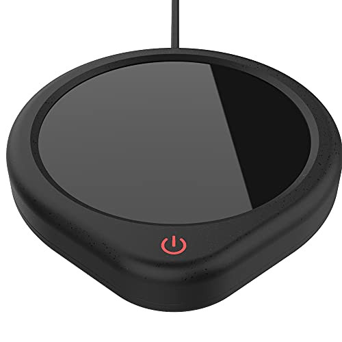 Coffee Mug Warmer with Auto Shut Off for Desk- Cup Warmer Smart Temperature Settings- Electric Beverage Tea Water Milk Warmer for All Cups and Mugs- Heating Plate Candle Wax Warmer