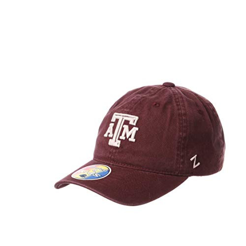Zephyr NCAA Texas A and M Aggies Adjustable Scholarship Hat Kids Team Color- Texas A and M Aggies Maroon- Adjustable