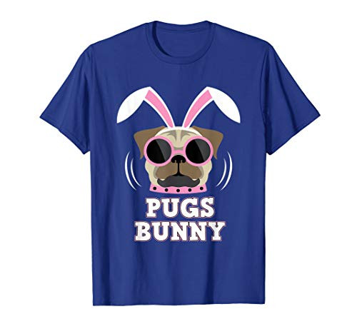 Pugs Bunny T-Shirt Happy Easter Puggy Shirt Pug Lover Gift T-Shirt Pugs Bunny T-Shirt Happy Easter Puggy Shirt Pug Lover Gift T-Shirt