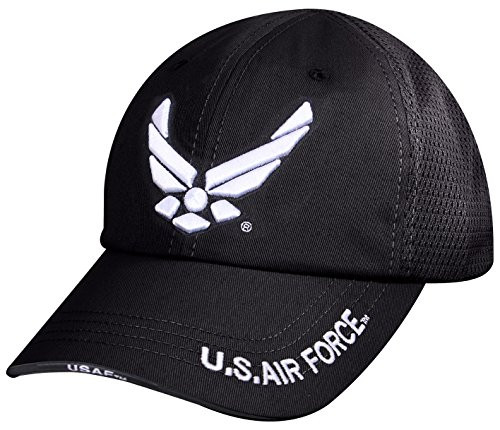 Rothco Mesh Back Tactical United States Air Force Wing Cap Black