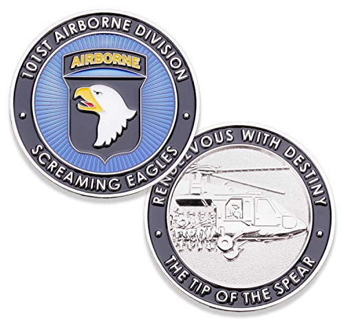 101st U.S. Army Airborne Challenge Coin! Amazing US Army Custom Coin, 101st Airborne Military Challenge Coin! Designed by Military Veterans! Officially Licensed Product!