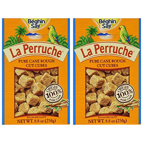 La Perruche Rough Cut Brown Sugar Cubes 8.8oz (Pack of 2)