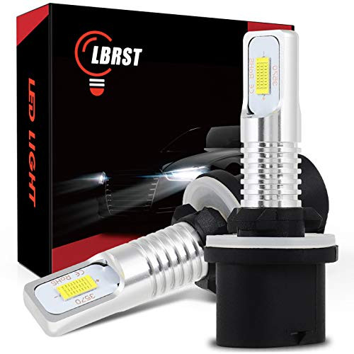 LBRST 880/885/893/899 LED Bulbs 4800lm 6000K Xenon White- Super Bright DRL Replacement Bulb for Headlight- Back Up Light- Fog Light- Parking Light- Turn- Daytime Running Light 2PCS