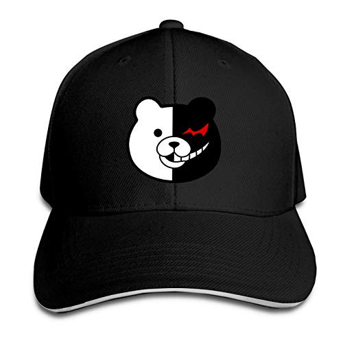 NANDAOFENG Monokuma Unisex Baseball Golf Trucker Cap Adjustable Dad Hat Sandwich Hat NANDAOFENG Monokuma Unisex Baseball Golf Trucker Cap Adjustable Dad Hat Sandwich Hat