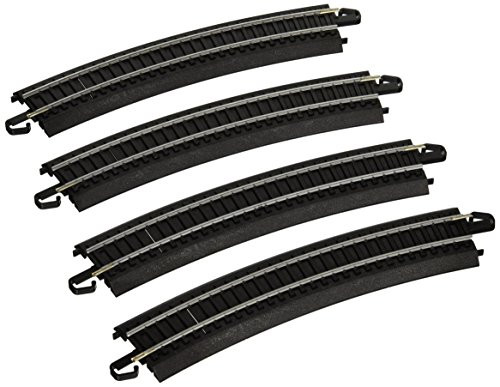 Bachmann Trains Snap-Fit E-Z Track 22 Radius Curved Track (4/Card)