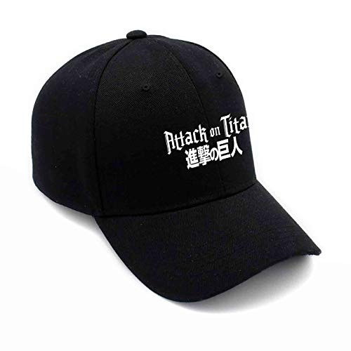 Yeuss Attack on Titan Baseball Cap- Adjustable Casual Sports Sun Hat- Black Snapback Hats for Men Women Boy Girl Hunting Cap- USA Trucker Hats Yeuss Attack on Titan Baseball Cap- Adjustable Casual Sports Sun Hat- Black Snapback Hats for Men Women Boy Girl Hunting Cap- USA Trucker Hats
